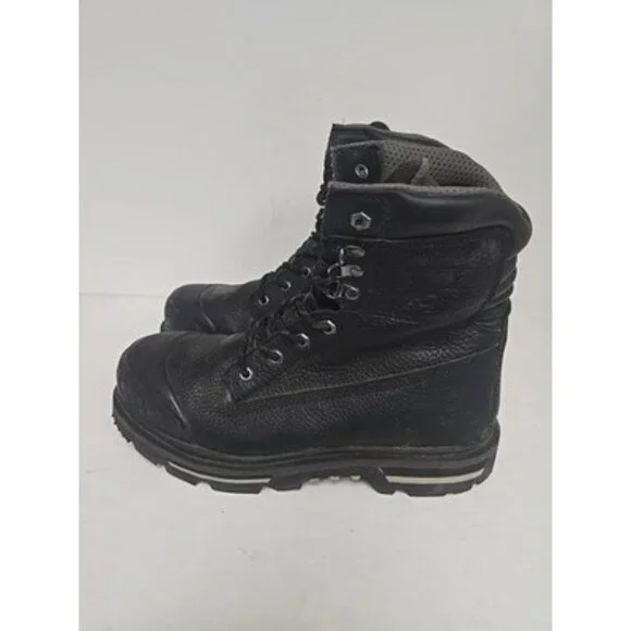 Dakota Men's 529 HD3 8 STSP Injected Welt Boots Black/Black Size 10M